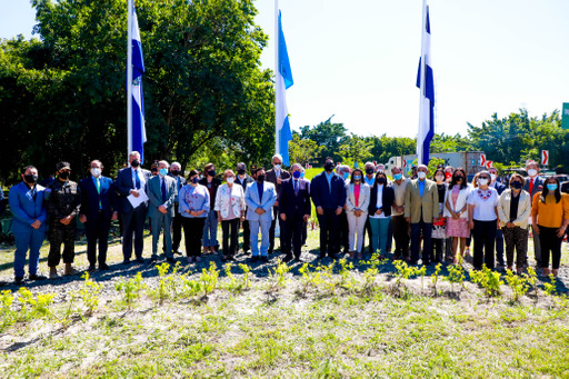 Vicepresidente Félix Ulloa, inaugura construcción Monumento Integración al Bicentenario
