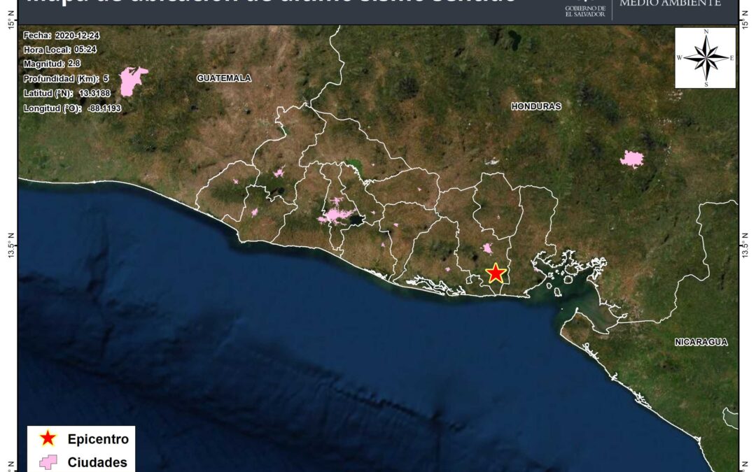 Chirilagua y San Miguel bajo observación por MARN debido a actividad sísmica