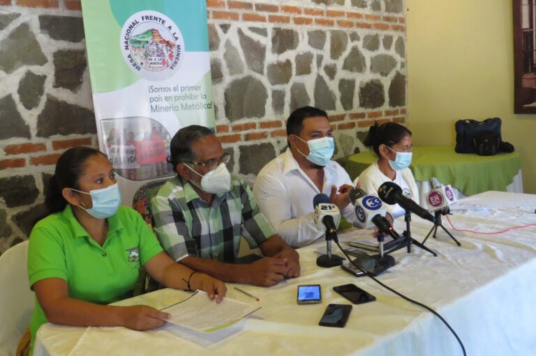 Mesa Frente a la Minería Metálica presentará propuesta para que se eleve a rango constitucional la prohibición de la actividad minera en El Salvador