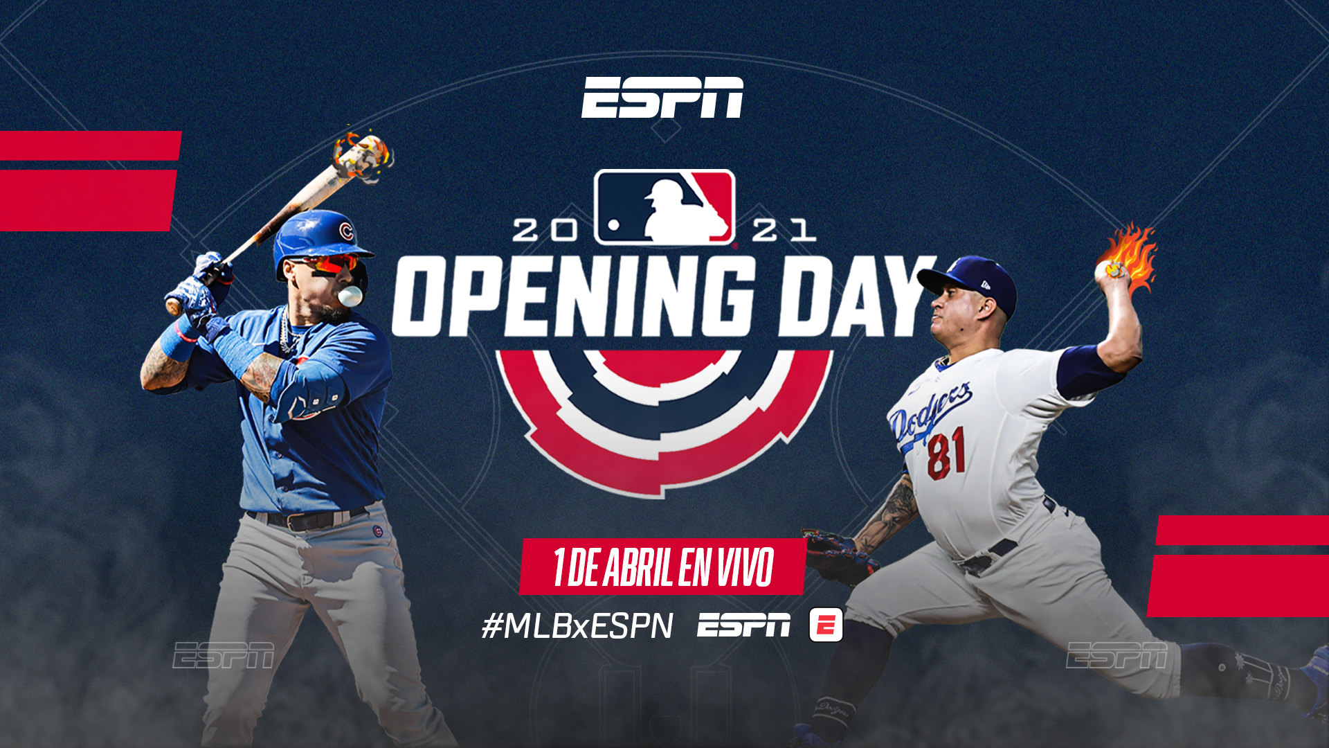 En abril comienzan las grandes Ligas de Beisbol con transmisión de ESPN