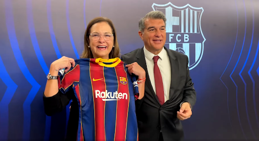 Gobierno establece alianza de cooperación con el FC Barcelona