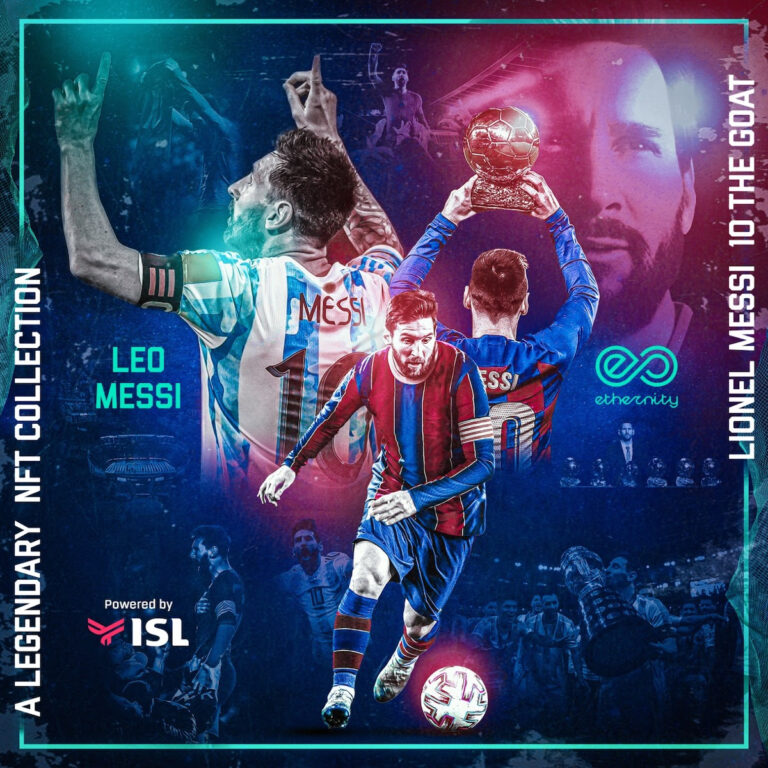 Messi lanza su primera colección de NFTs de la mano de ISL y Ethernity