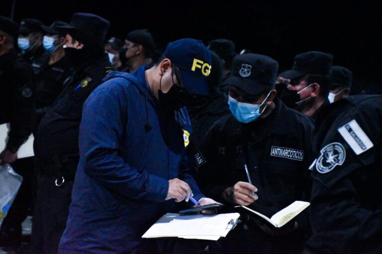 FGR desarticula a una estructura dedicada al narcotráfico en San Salvador y La Libertad
