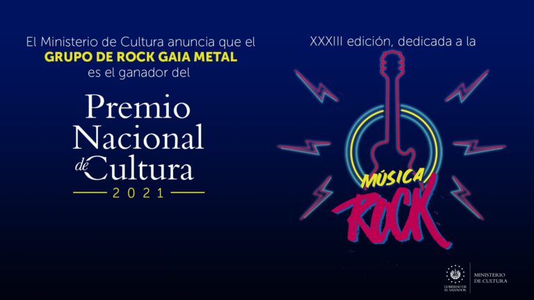 Gaia Metal, ganadores del Premio Nacional de Cultura 2021 en El Salvador