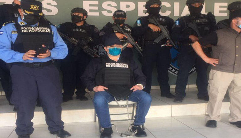 Detienen al expresidente de Honduras ante pedido de extradición de Estados Unidos