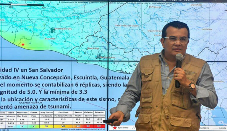Sismo con epicentro en Guatemala pone en alerta a El Salvador