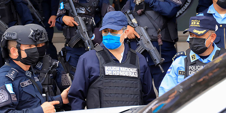 Un juez de Tegucigalpa aprueba la extradición del expresidente hondureño Juan Orlando Hernández a EEUU reclamado por  narcotráfico