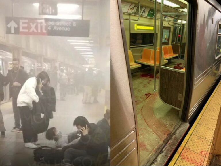 Al menos trece heridos por un tiroteo en el metro de Nueva York
