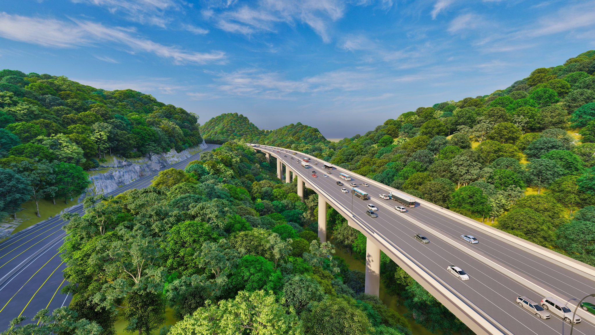 Inicia proceso de licitación para  construcción de viaducto y ampliación de carretera Los Chorros