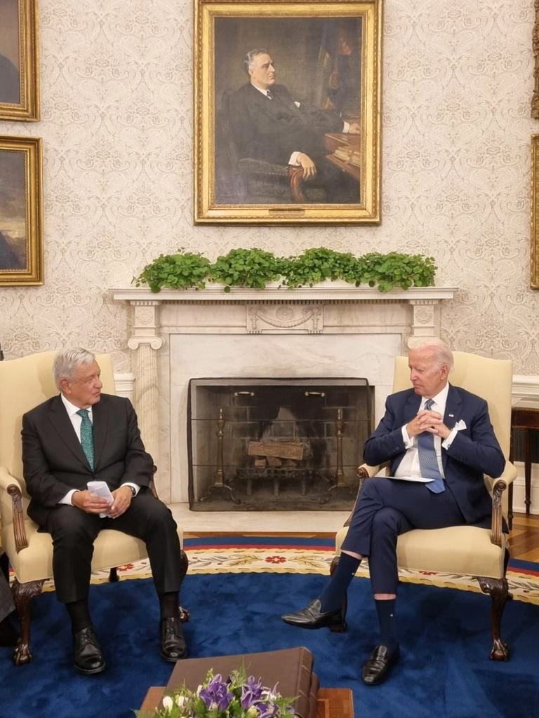 Biden y López Obrador se reúnen en la Casa Blanca enfocados en el tema de la migración