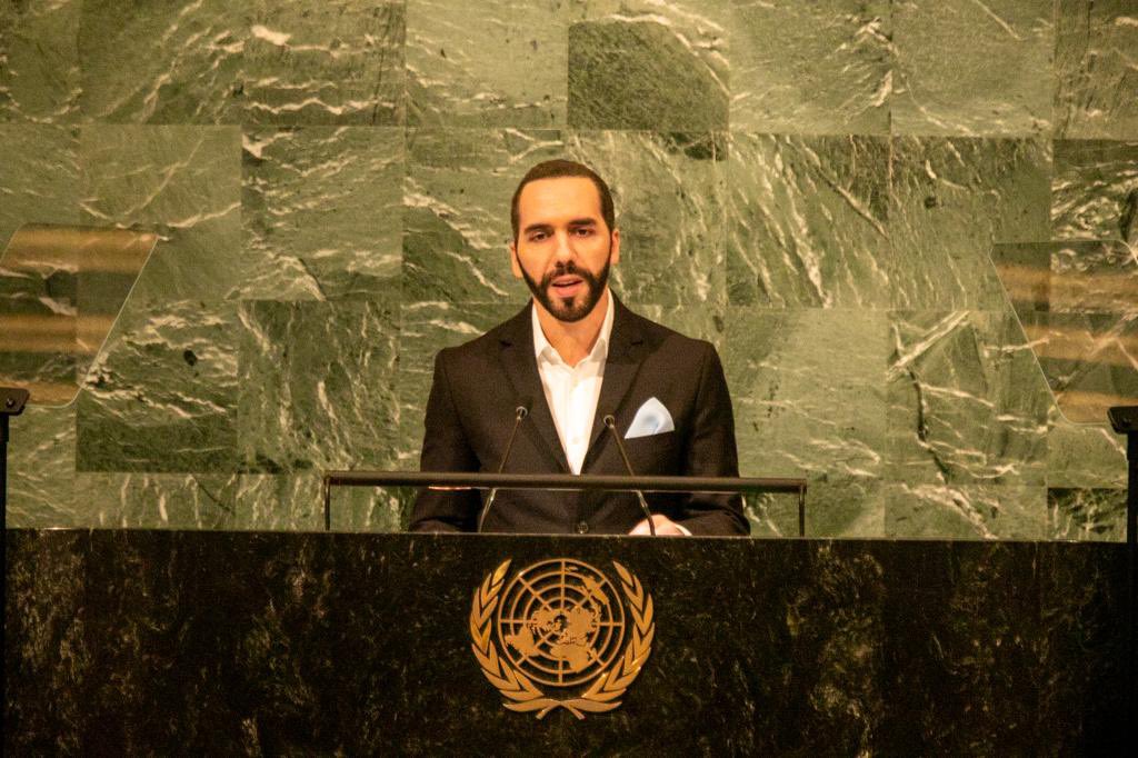 Bukele pide ante la ONU que los “poderosos” respeten la soberanía de El Salvador