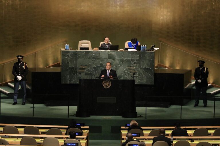Giammattei llama a reformar el Consejo de Seguridad y la propia ONU