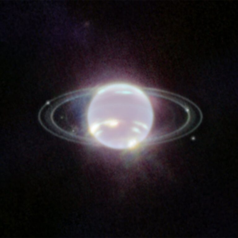 El telescopio espacial James Webb capta la mejor imagen de los anillos de Neptuno en 30 años