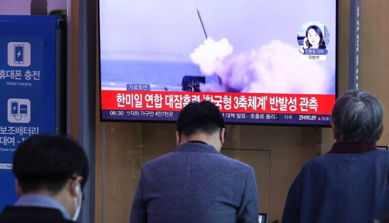 Corea del Norte lanza misil balístico sobre territorio japonés