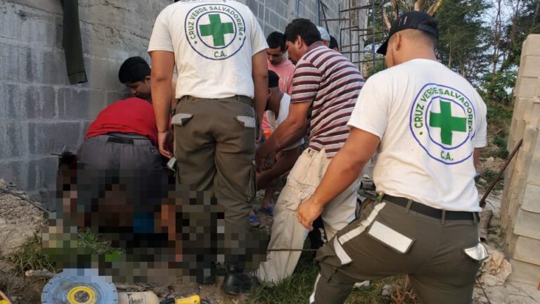 Fallecen tres personas tras quedar atrapados en un tanque de agua en Tejutla, Chalatenango
